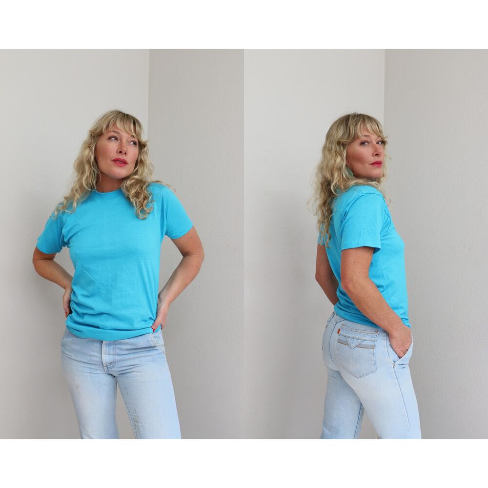 1980's Deadstock Vintage Single Stitch USA Made T-Shirt Women's SM MD Mens XS SM